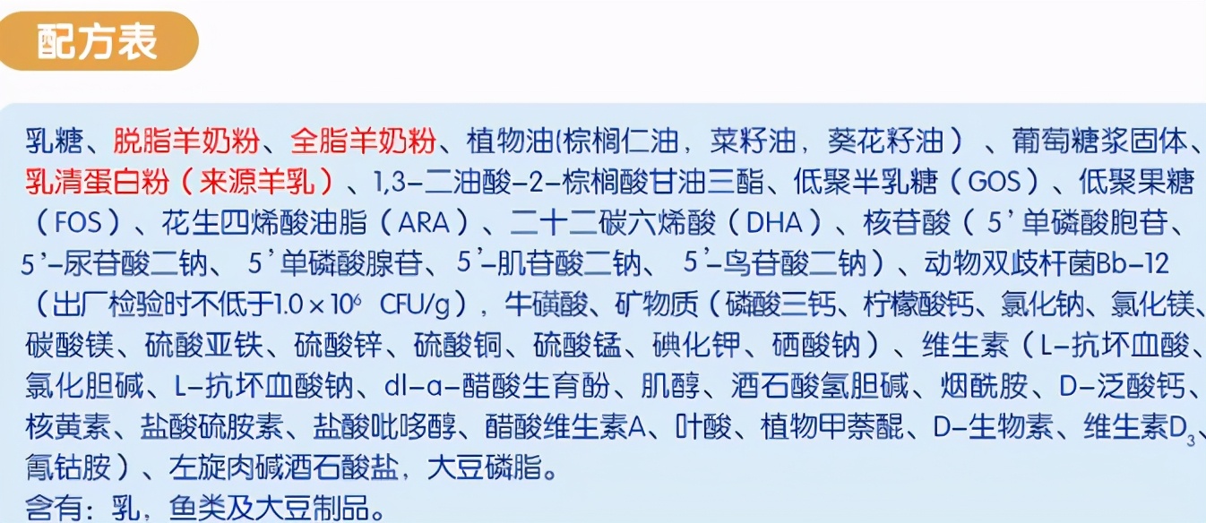 羊奶粉排名前十名是什么 羊奶粉排名前十名是什么品牌