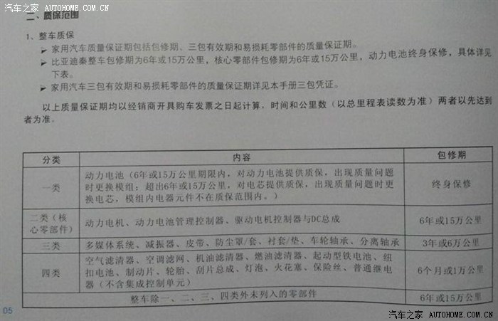 汽车新能源保养手册图片 新能源汽车官方保养手册说明