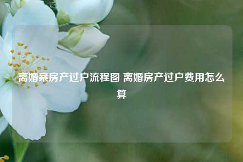 离婚案房产过户流程图 离婚房产过户费用怎么算